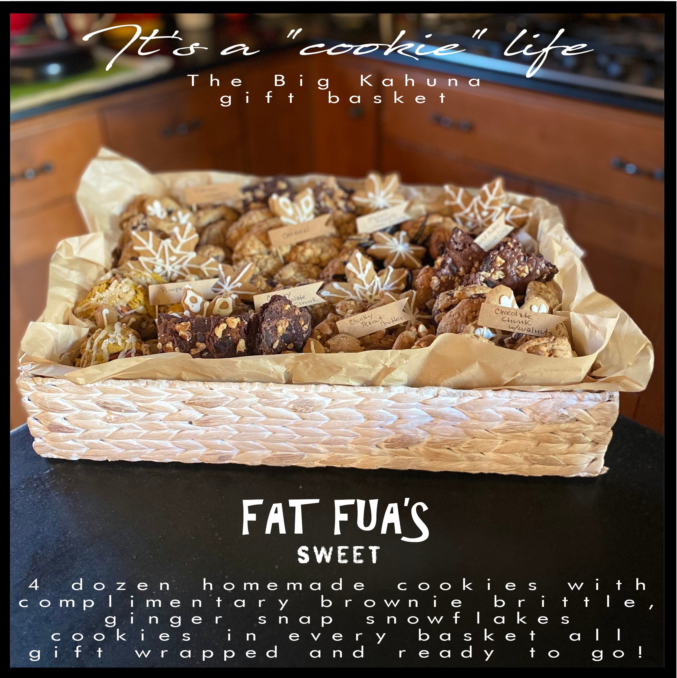 HOLIDAY COOKIE BASKETS